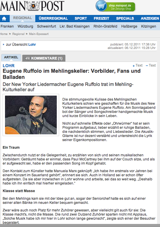 german concert review  11.11